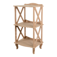 Этажерка - стеллаж Джульетта - 2 ур. (без отделки)